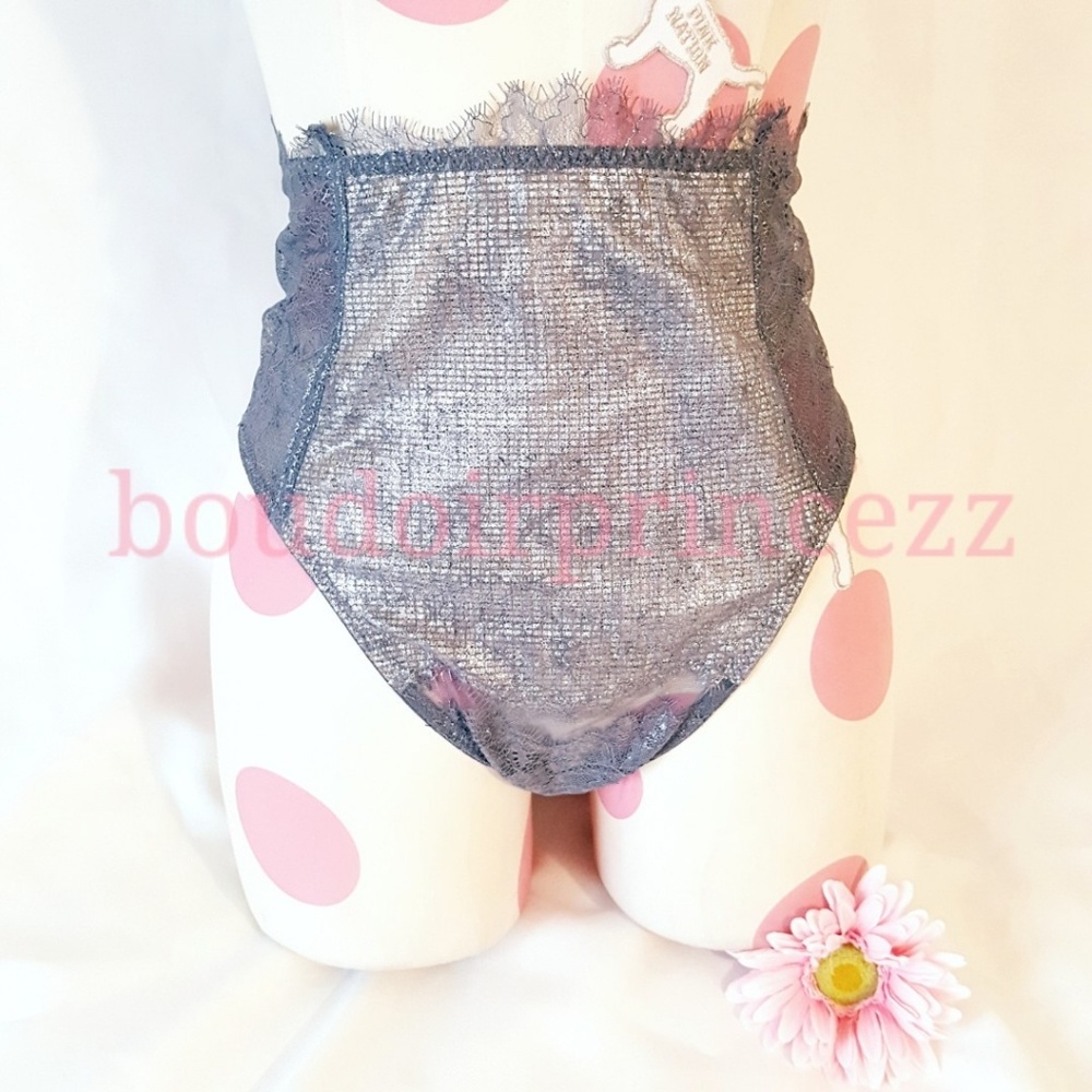 🤗 SOLD OUT gray shine high waist thong